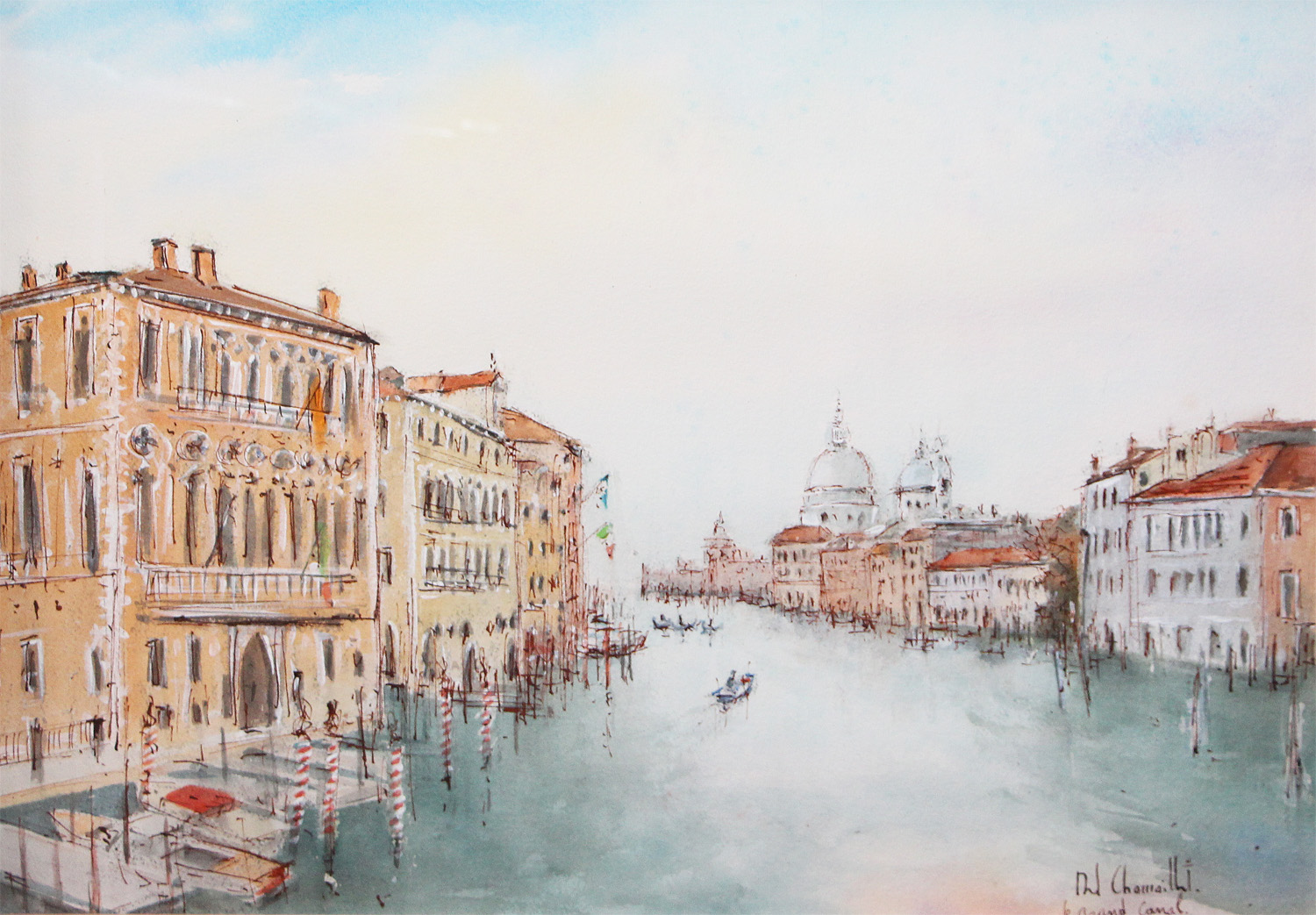 Venise le Grand Canal - Cliquez sur l'image pour la fermer